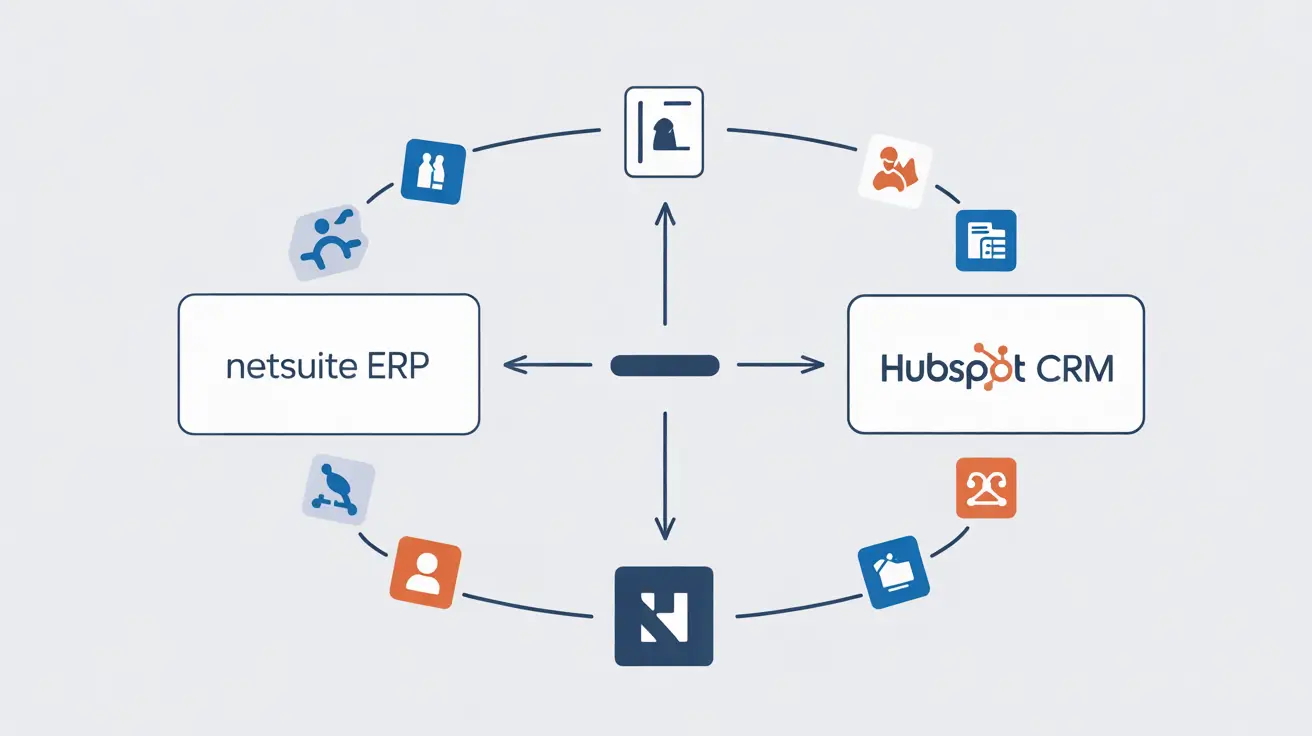 netsuite and hubspot integration workflow diagram